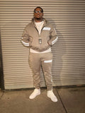 Currency Reflective Jogger Set - Gray
