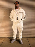 Currency Reflective Jogger Set - White